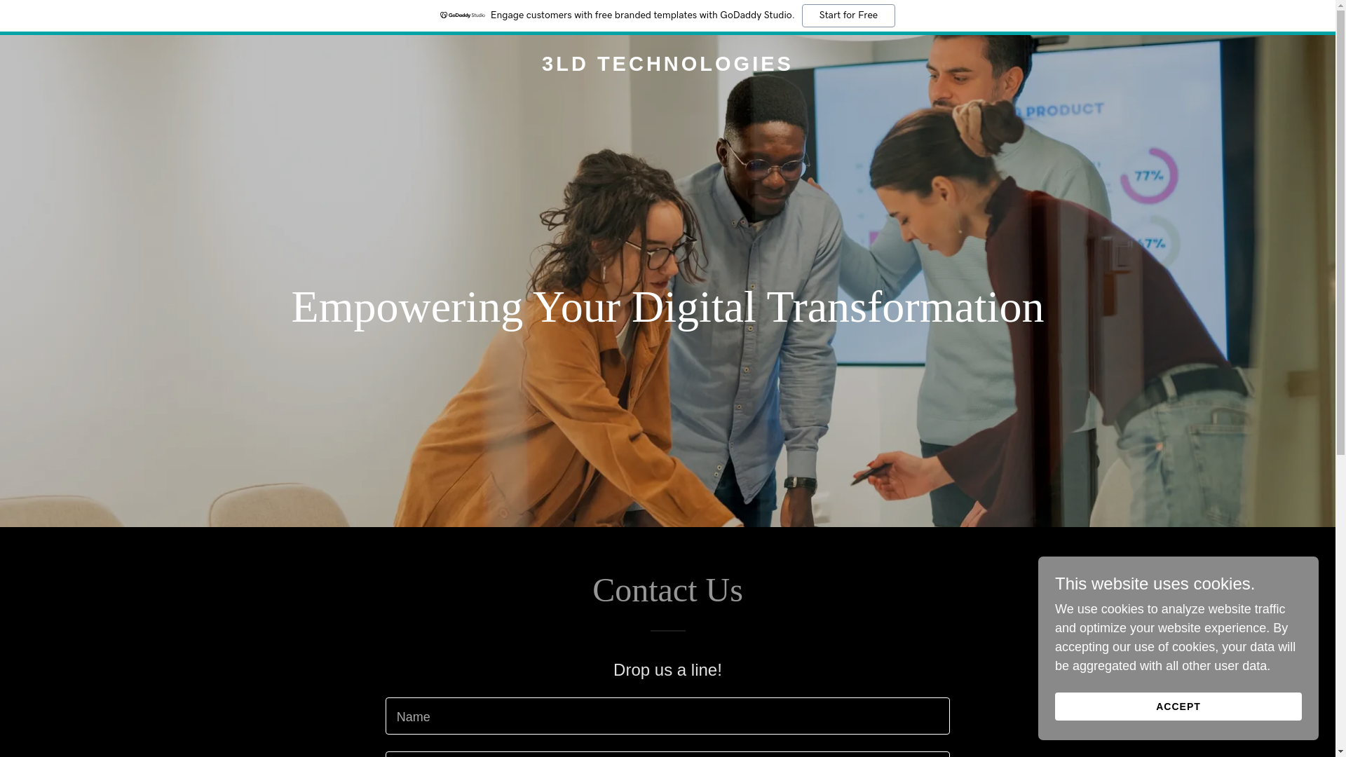 website screenshot of https://3ldtech.com/