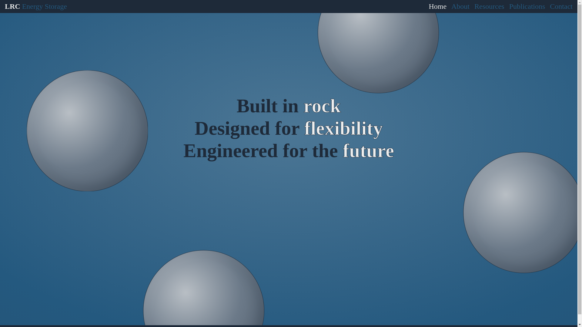 website screenshot of https://website-lrcenergystorage.pages.dev/