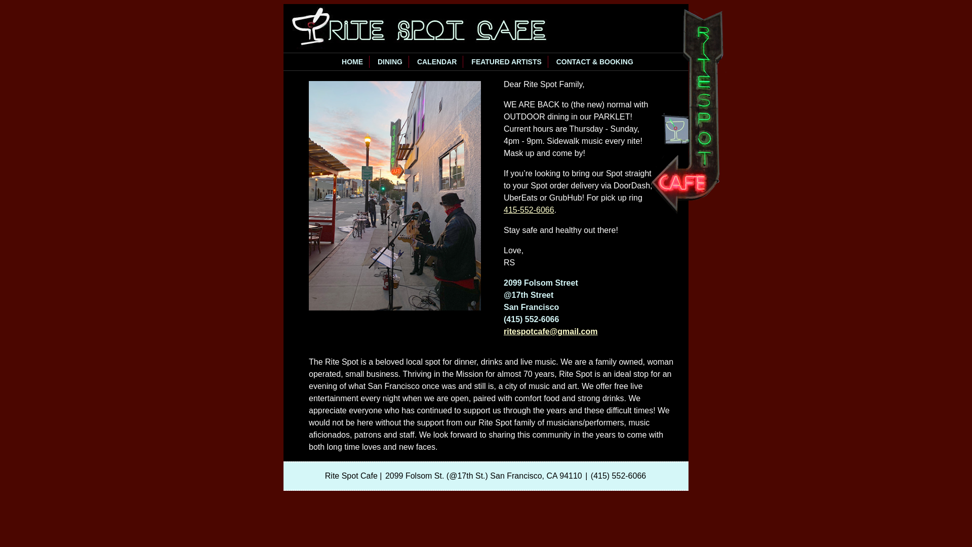 website screenshot of https://ritespotrongtime.com/