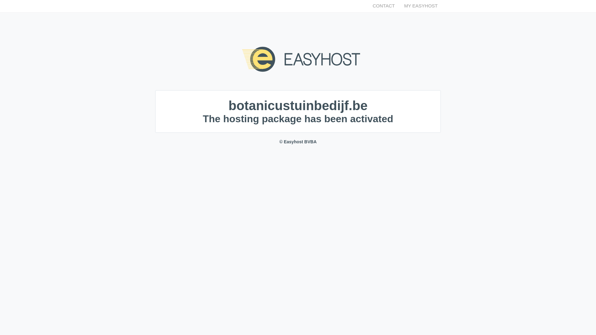 website screenshot of https://botanicustuinbedijf.be/