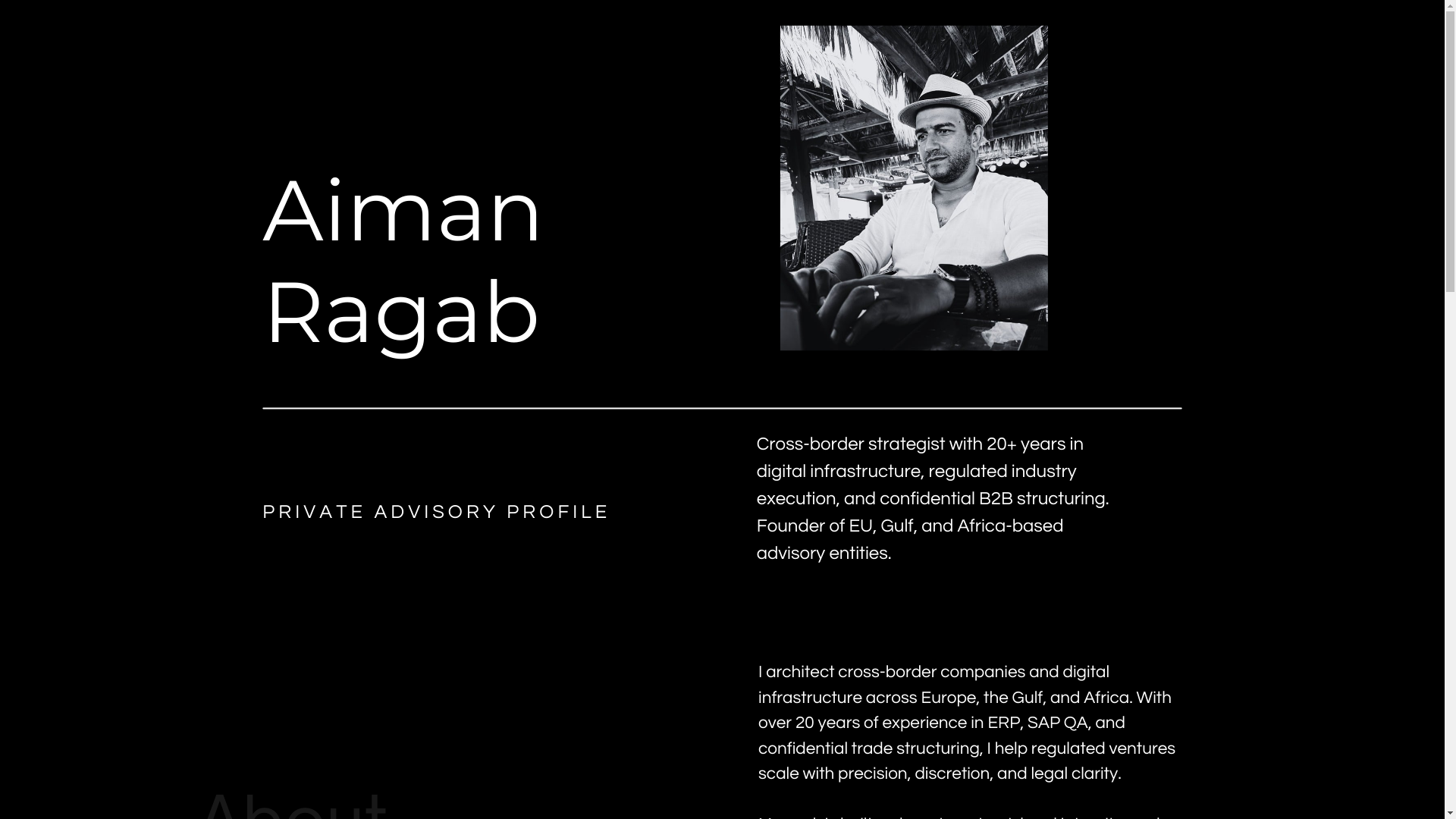website screenshot of https://aimanragab.pro/