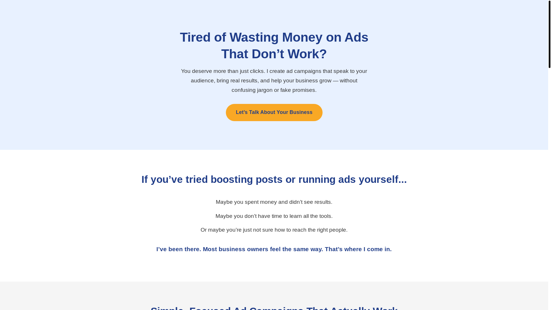 website screenshot of https://creative-ads.pages.dev/