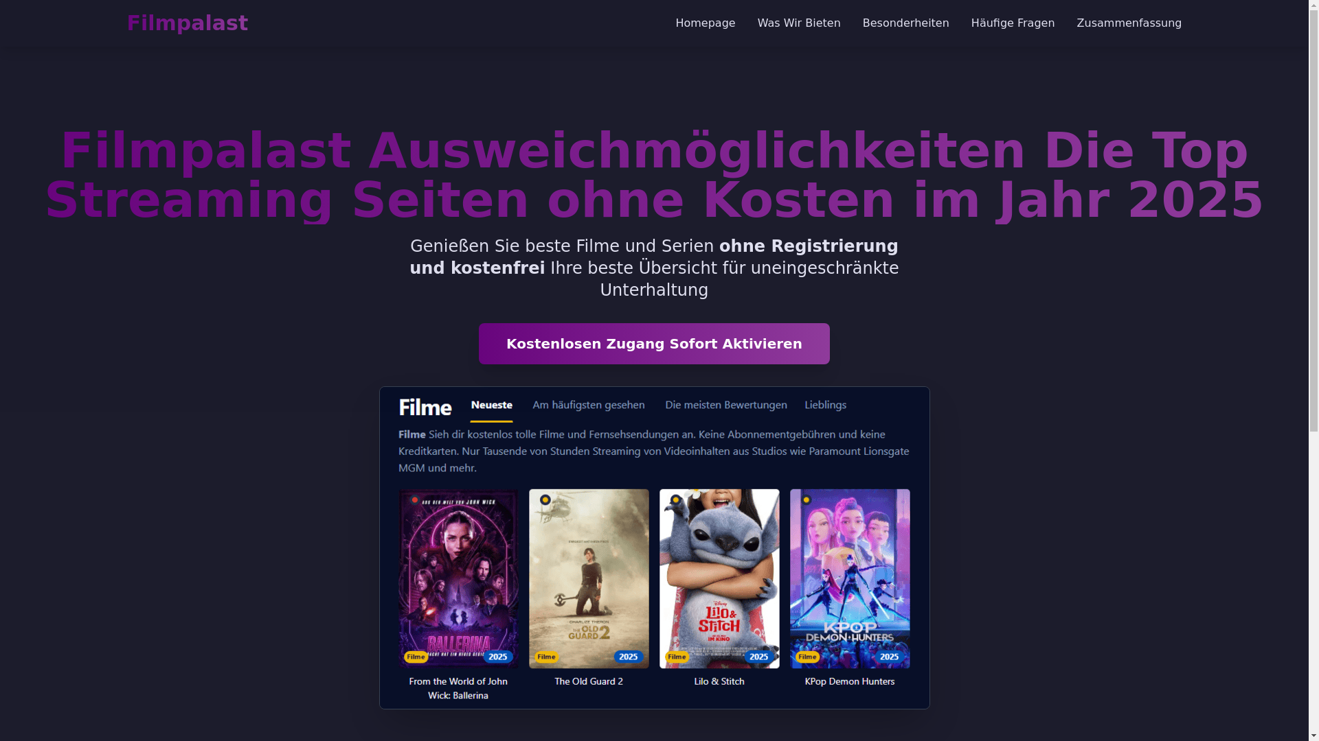 website screenshot of https://filmpalast-dyo2.pages.dev/