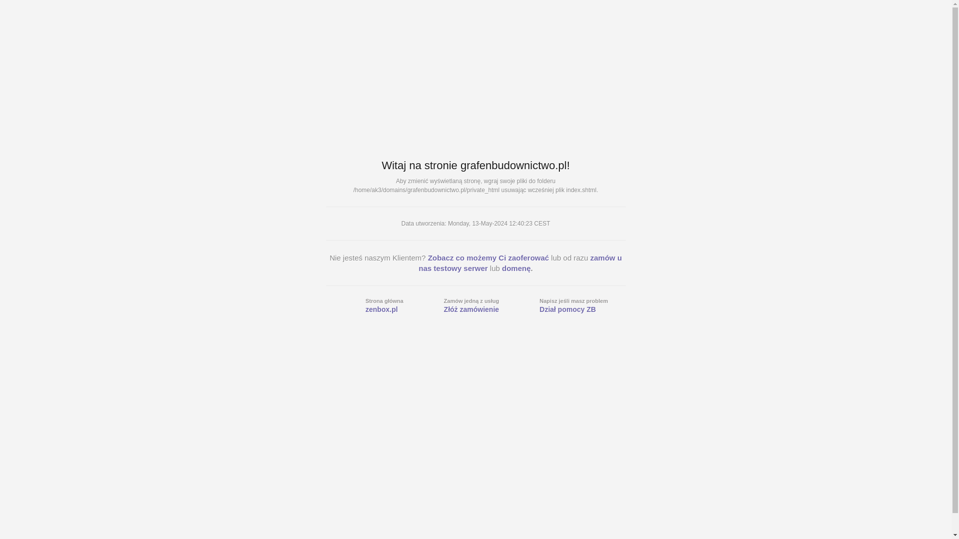 website screenshot of https://grafenbudownictwo.pl/