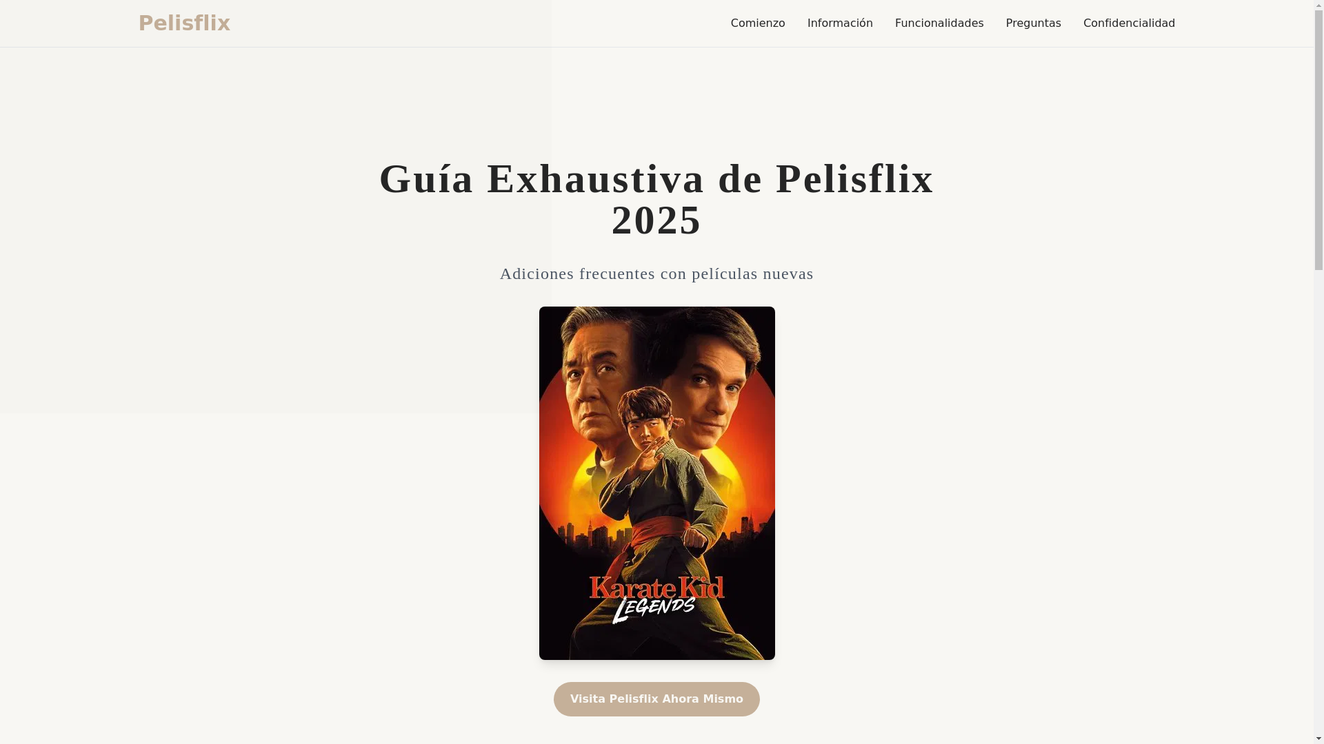 website screenshot of https://pelisflix-an3z.pages.dev/