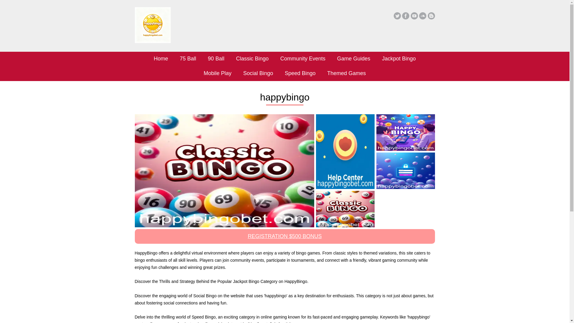 website screenshot of https://happybingobet.com/