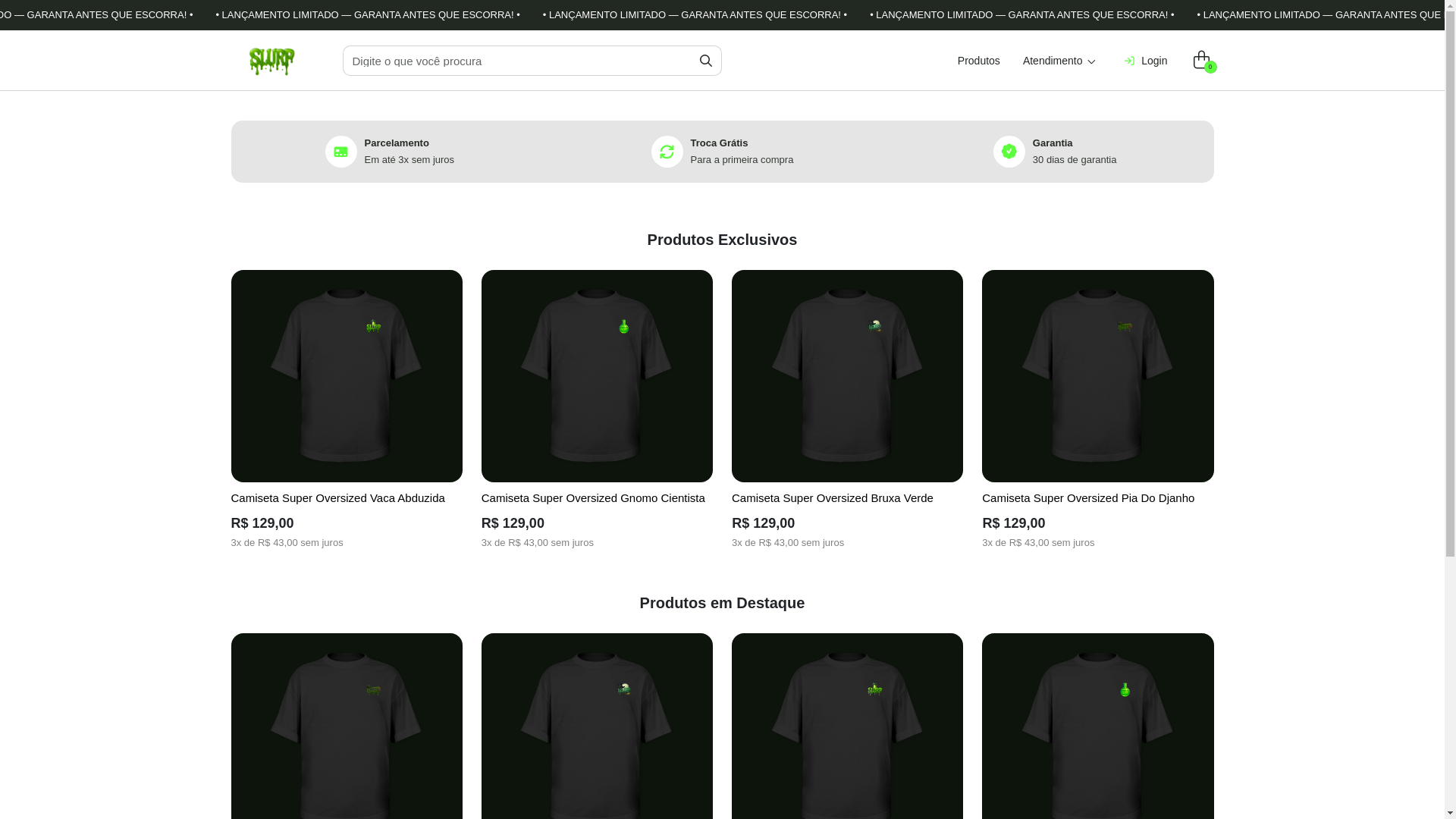 website screenshot of https://slurplab.com.br/