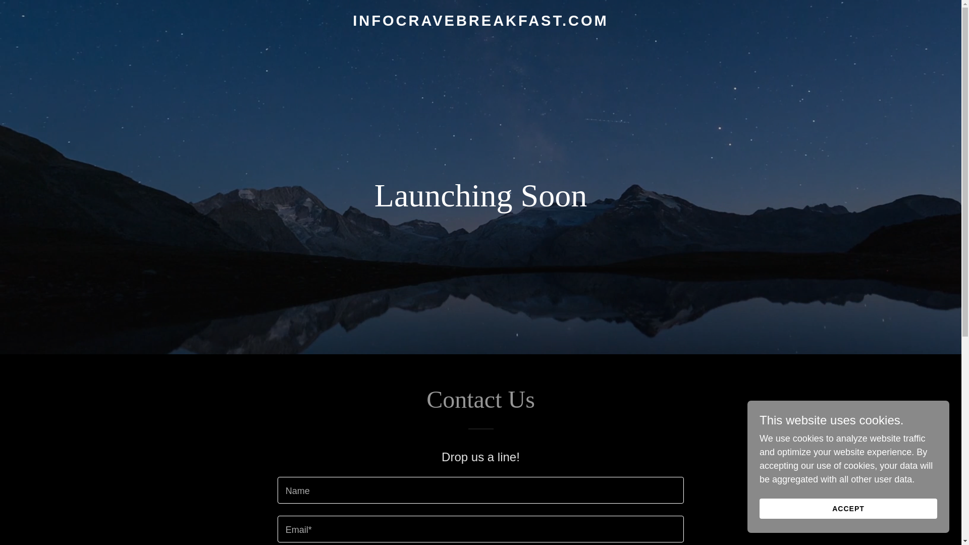 website screenshot of https://infocravebreakfast.com/