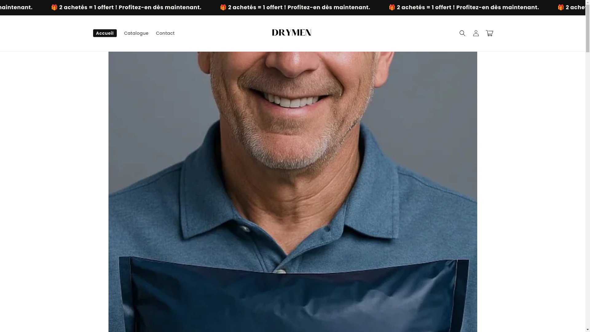 website screenshot of https://drymenfrance.com/