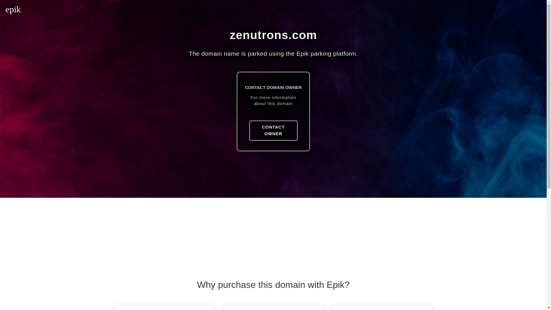 website screenshot of https://zenutrons.com/