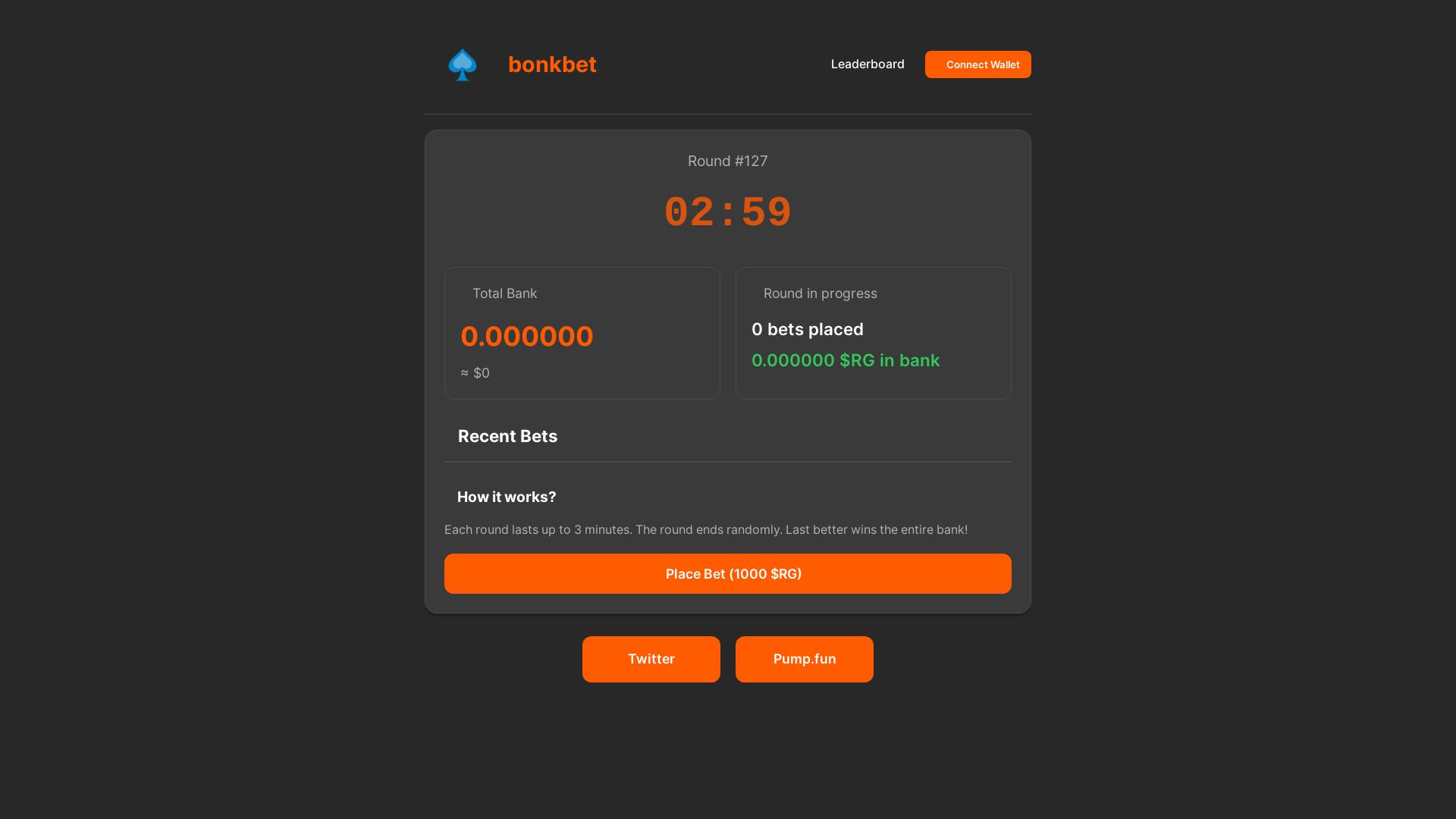 website screenshot of https://gambleonbonk.com/