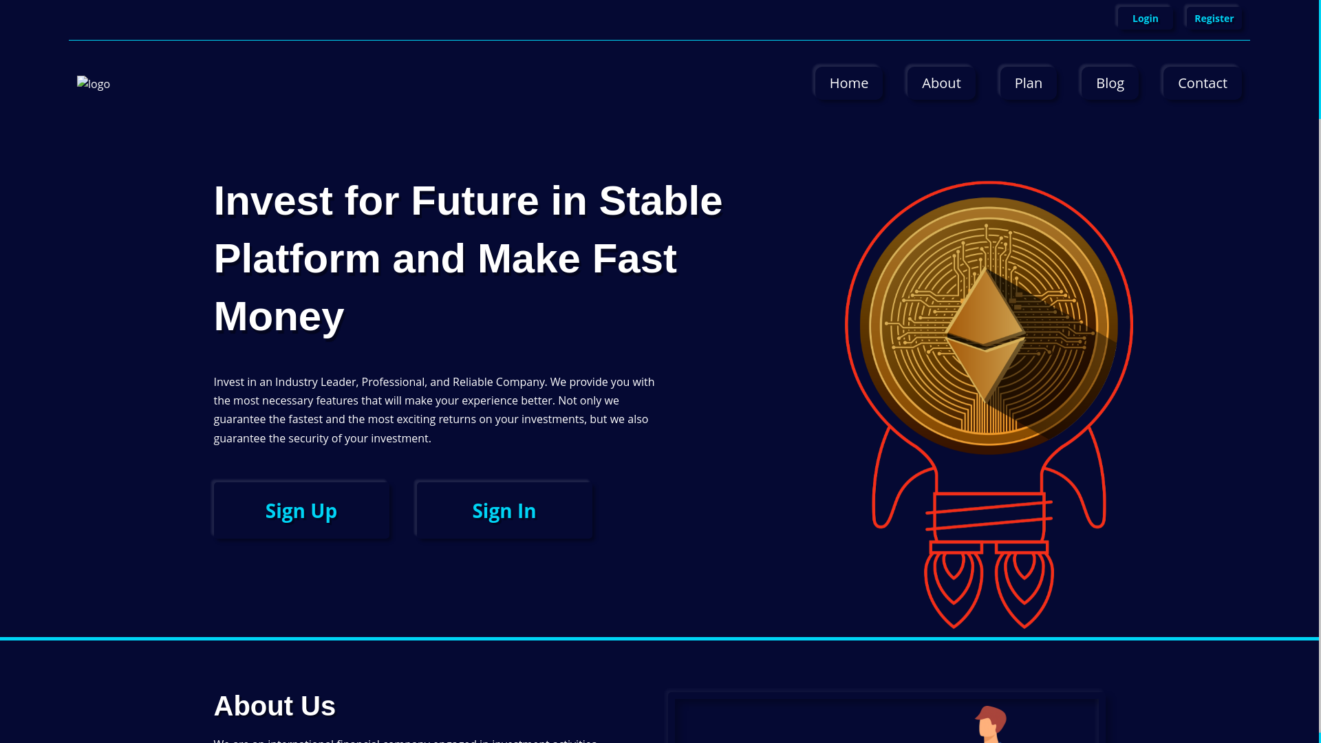 website screenshot of https://hubcryptechzone.com/