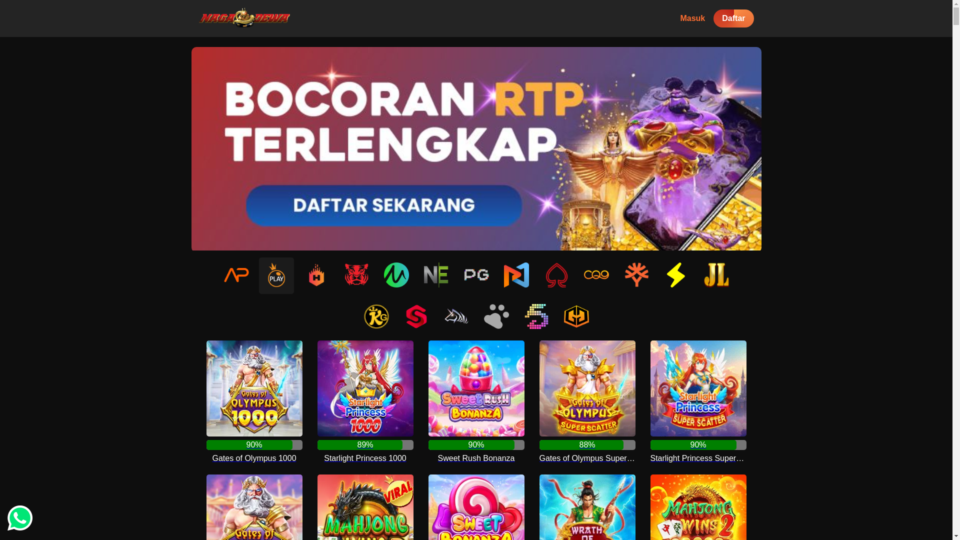 website screenshot of https://nagadewartp05.xyz/