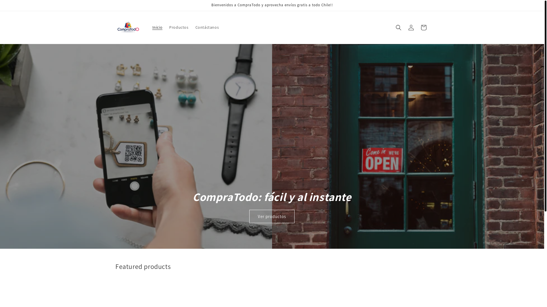 website screenshot of https://compratodoentutienda.com/