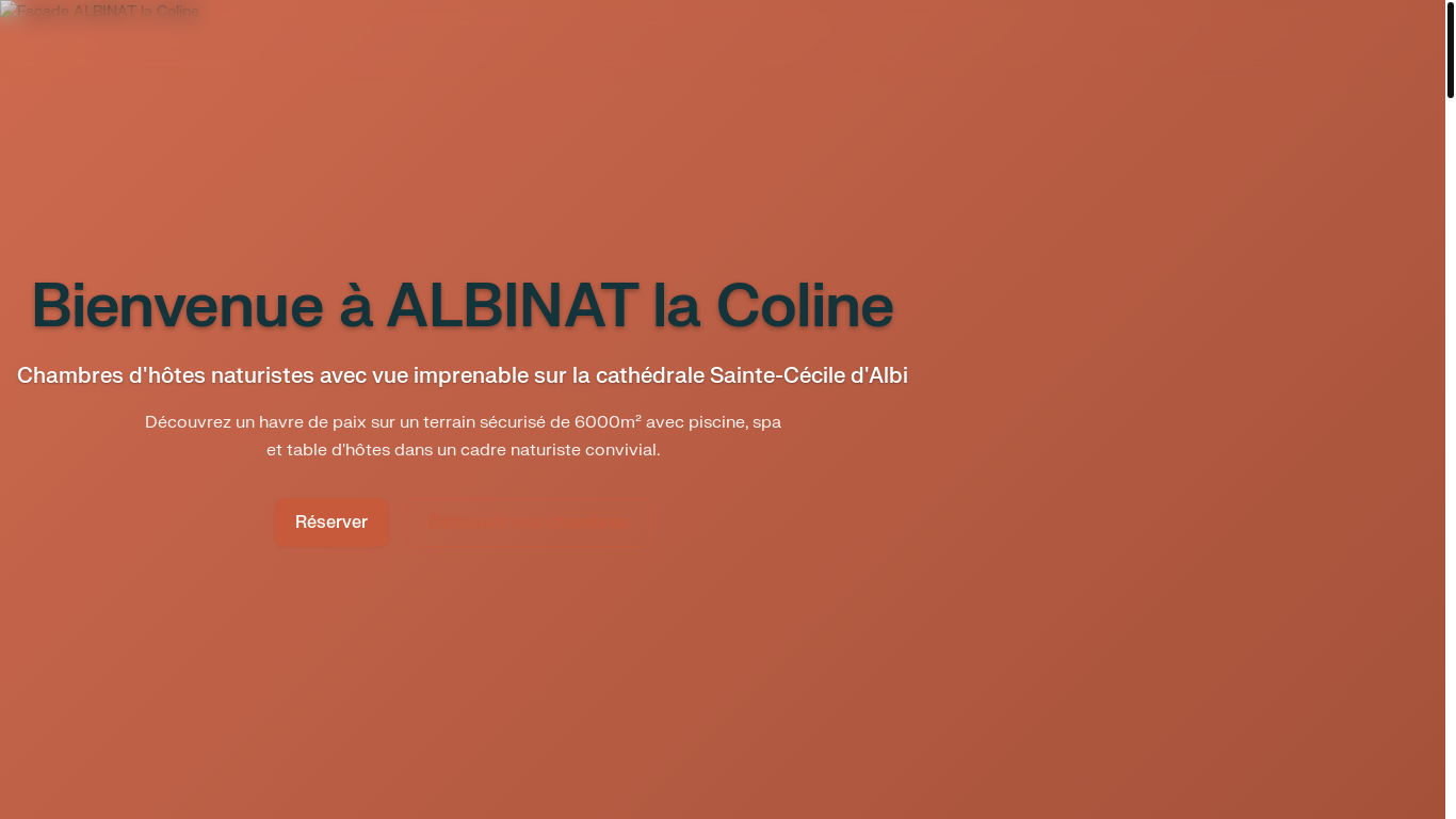 website screenshot of https://albinat-la-coline.fr/