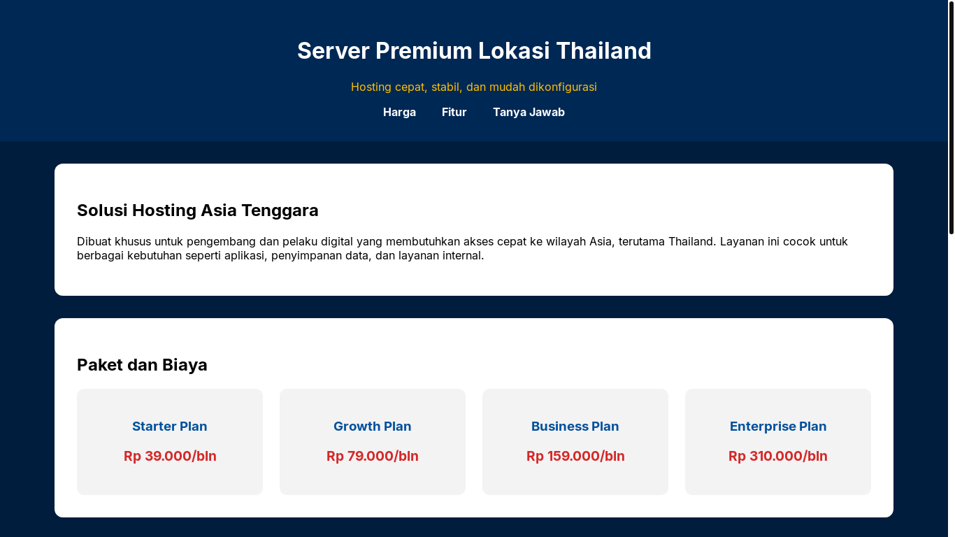 website screenshot of https://panutantop.space/