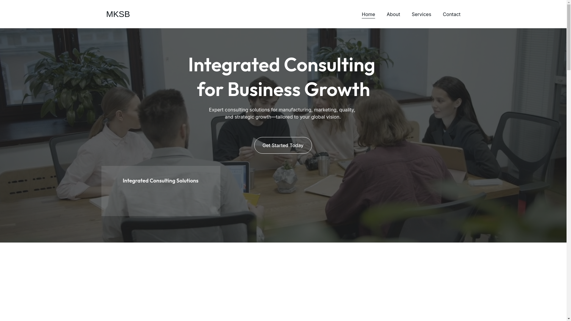 website screenshot of https://bhuvikaglobalsolutions.com/