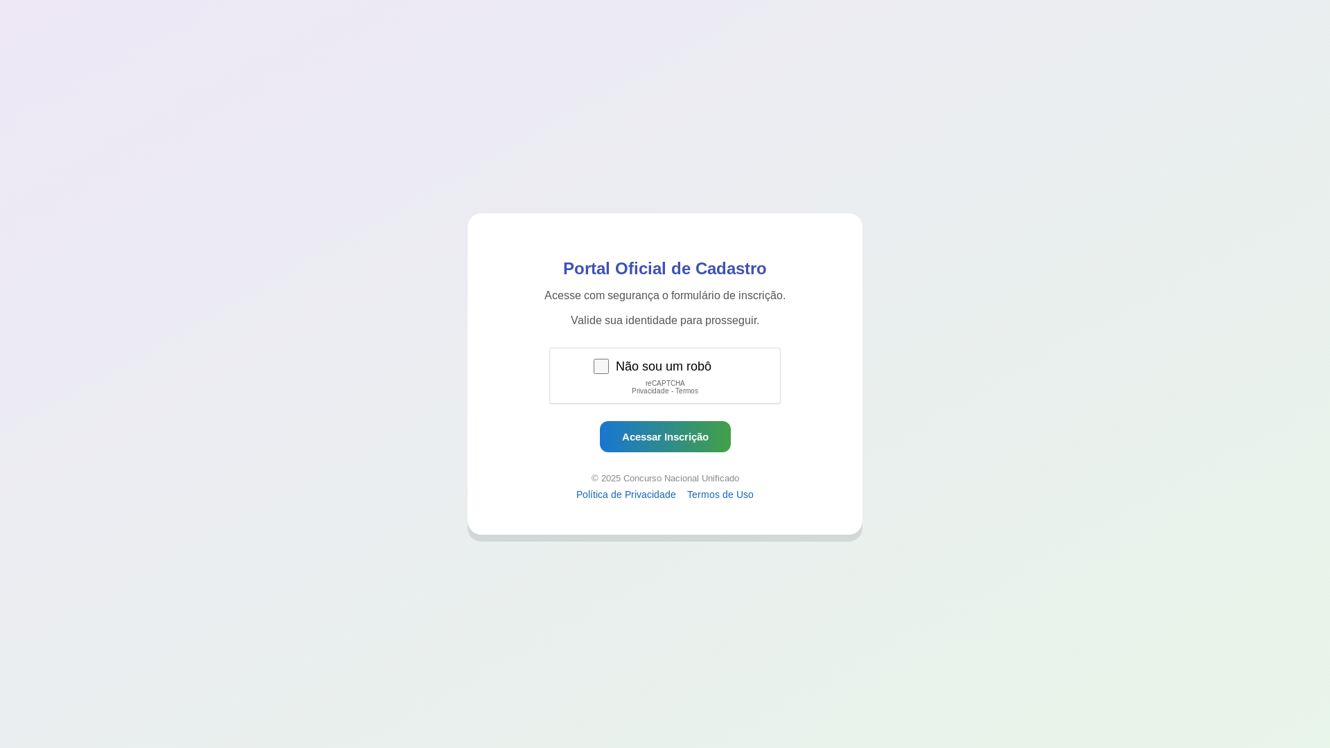 website screenshot of https://acessounificado.org/