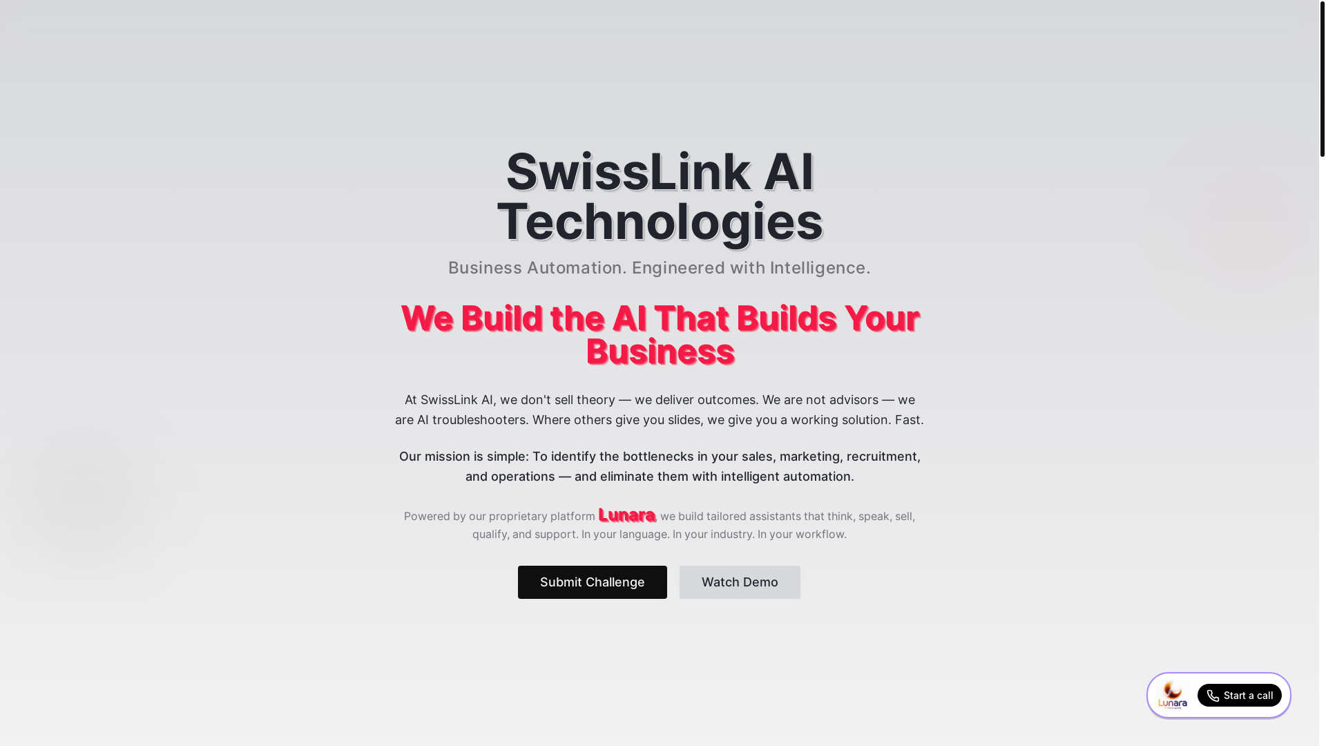 website screenshot of https://swisslinktech.com/