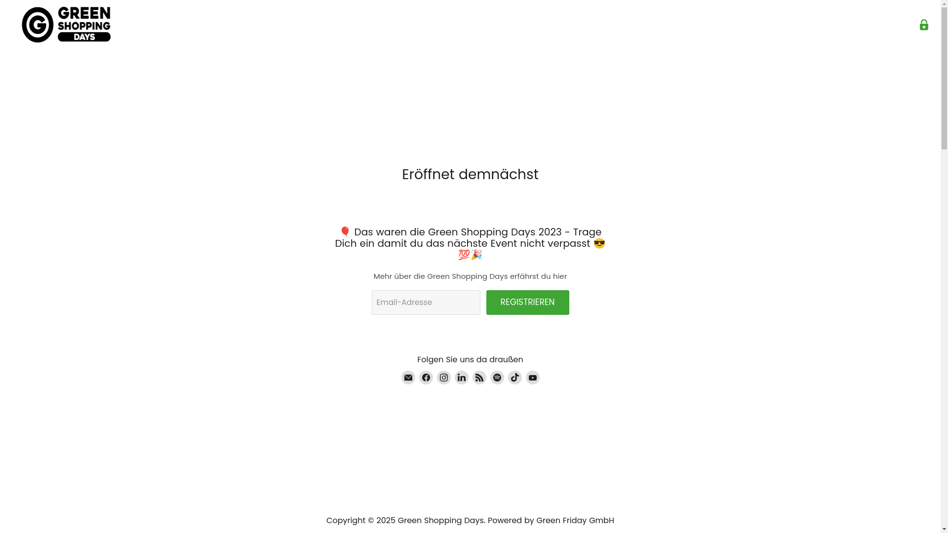 website screenshot of https://greenshoppingteam.org/