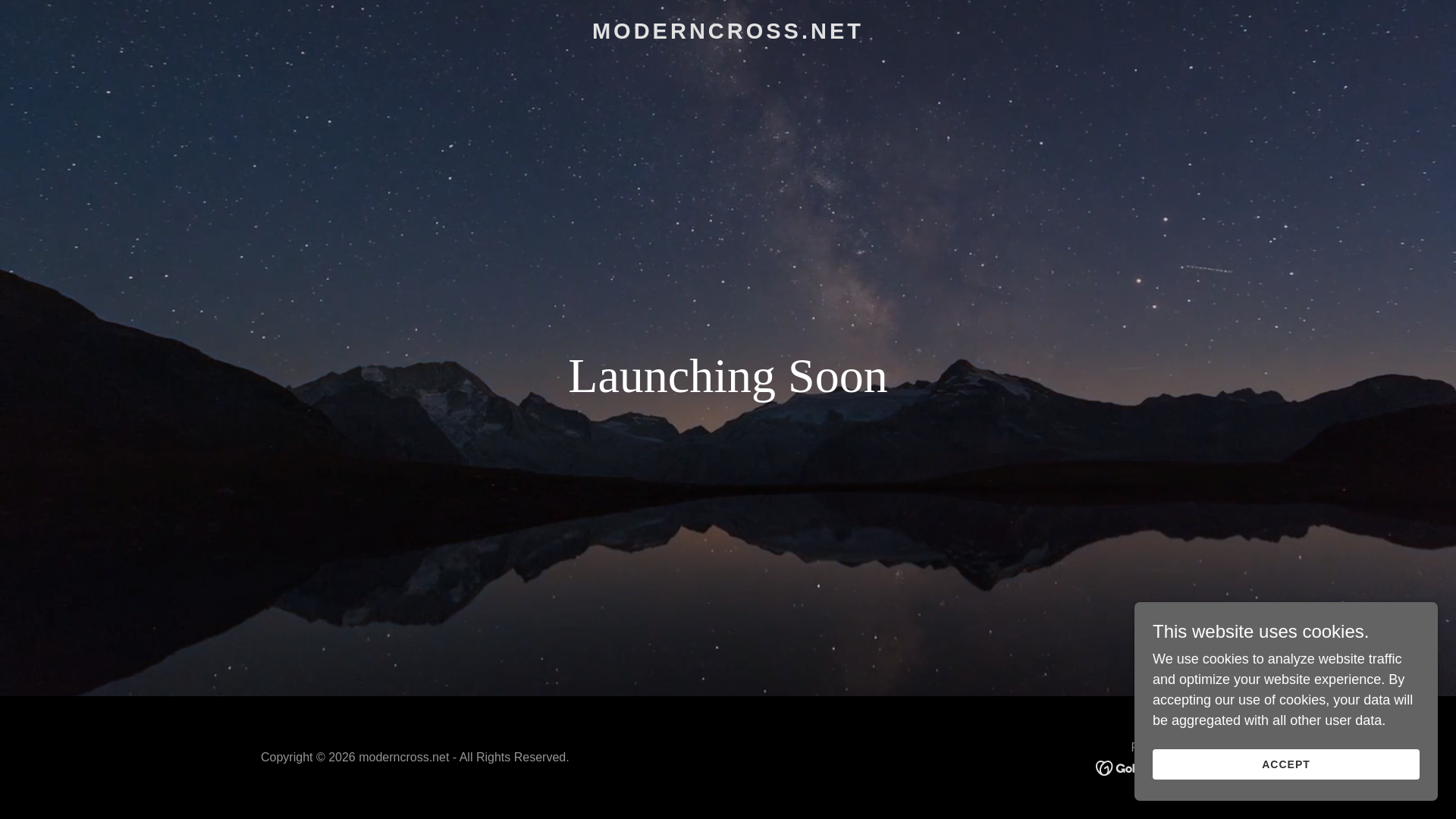 website screenshot of https://moderncross.net/