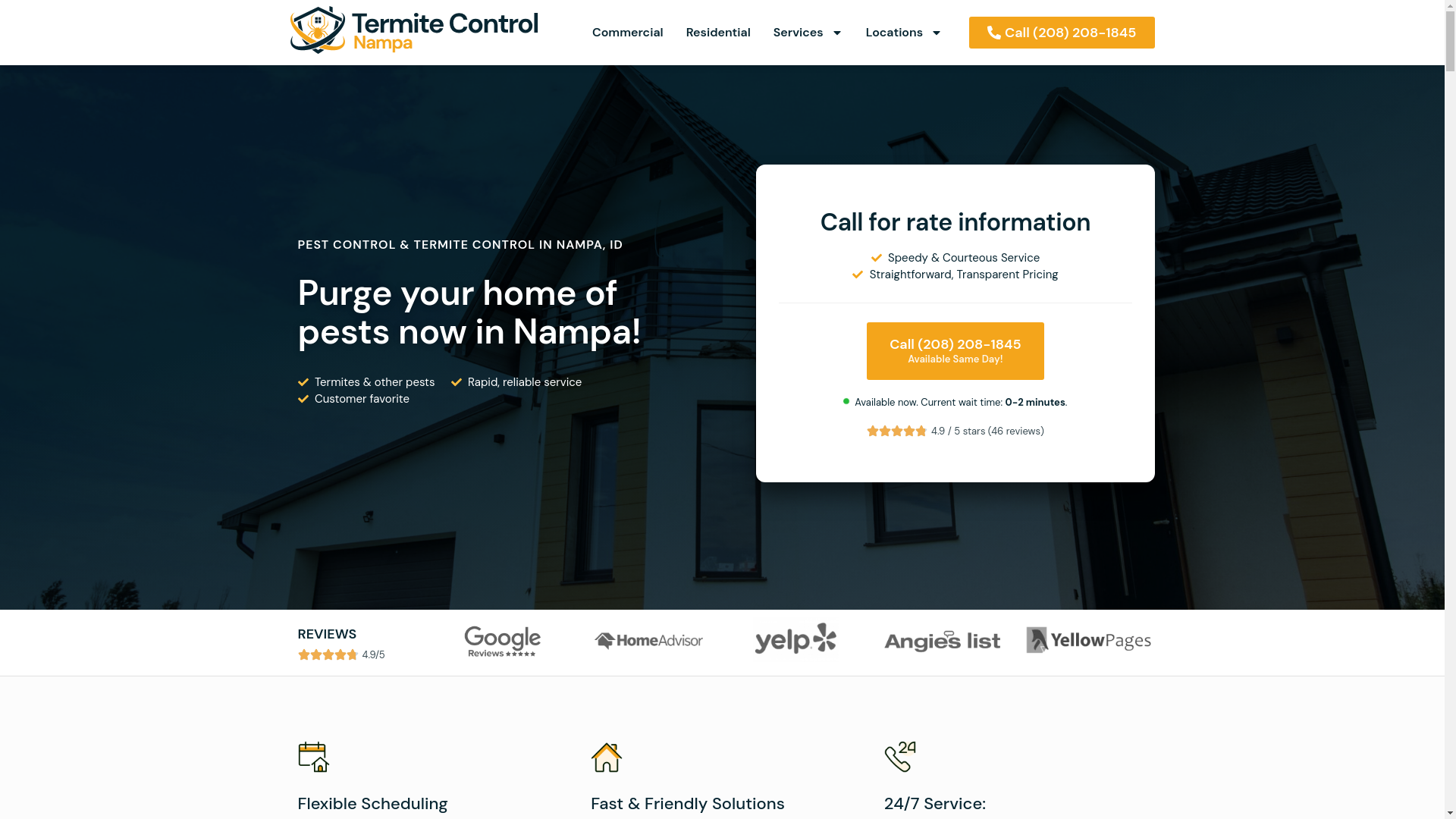 website screenshot of https://nampatermite.com/