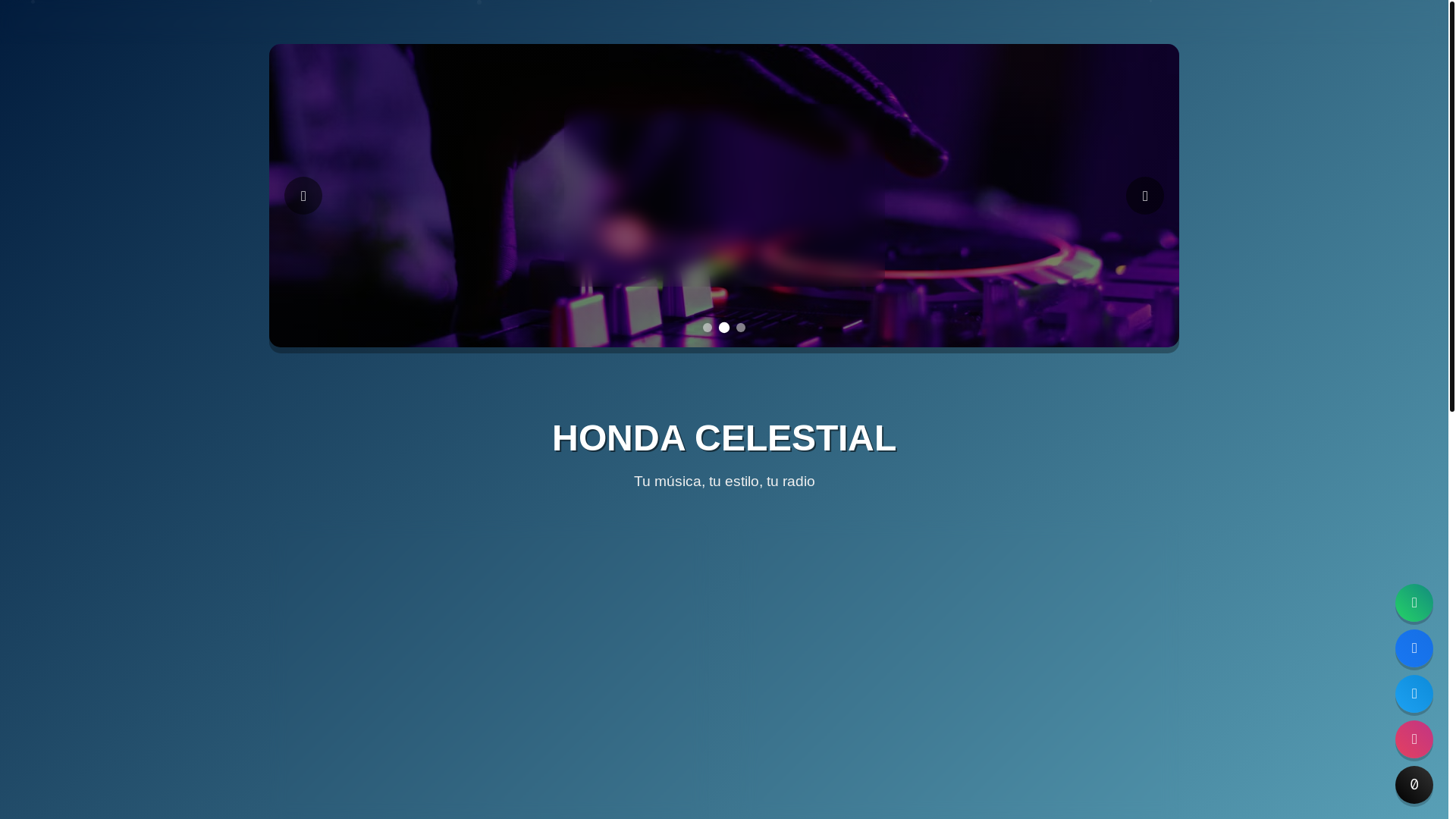 website screenshot of https://hondacelestial.com.co/