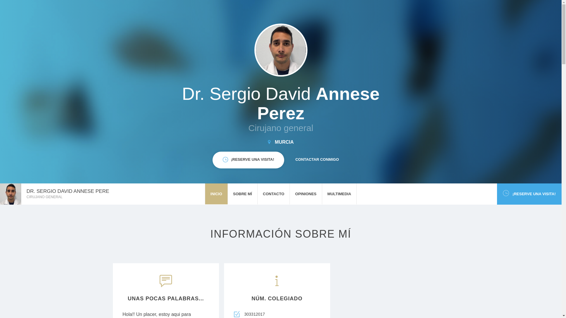 website screenshot of https://drsergioannese.com/
