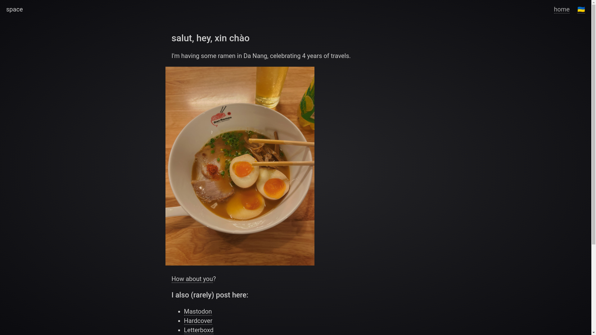 website screenshot of https://vladspace.pages.dev/