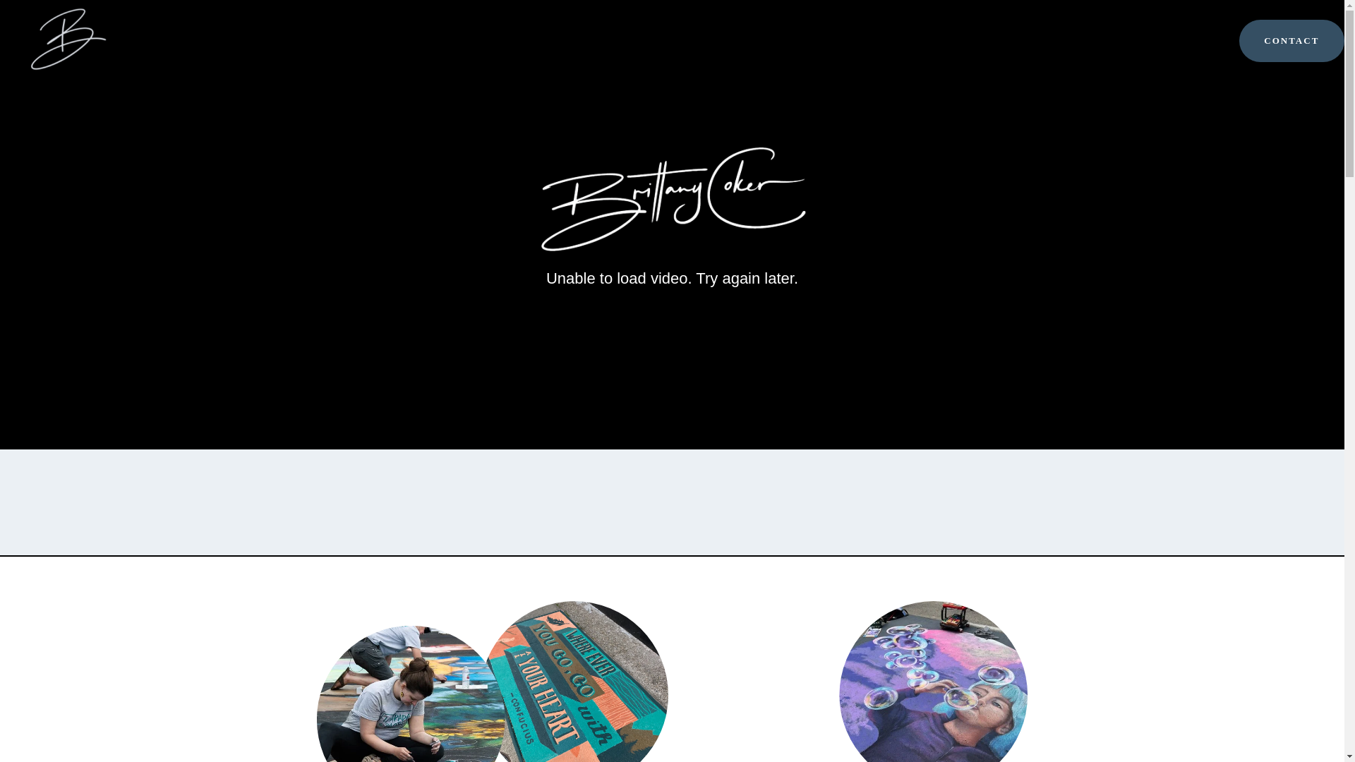 website screenshot of https://brittanycoker.com/