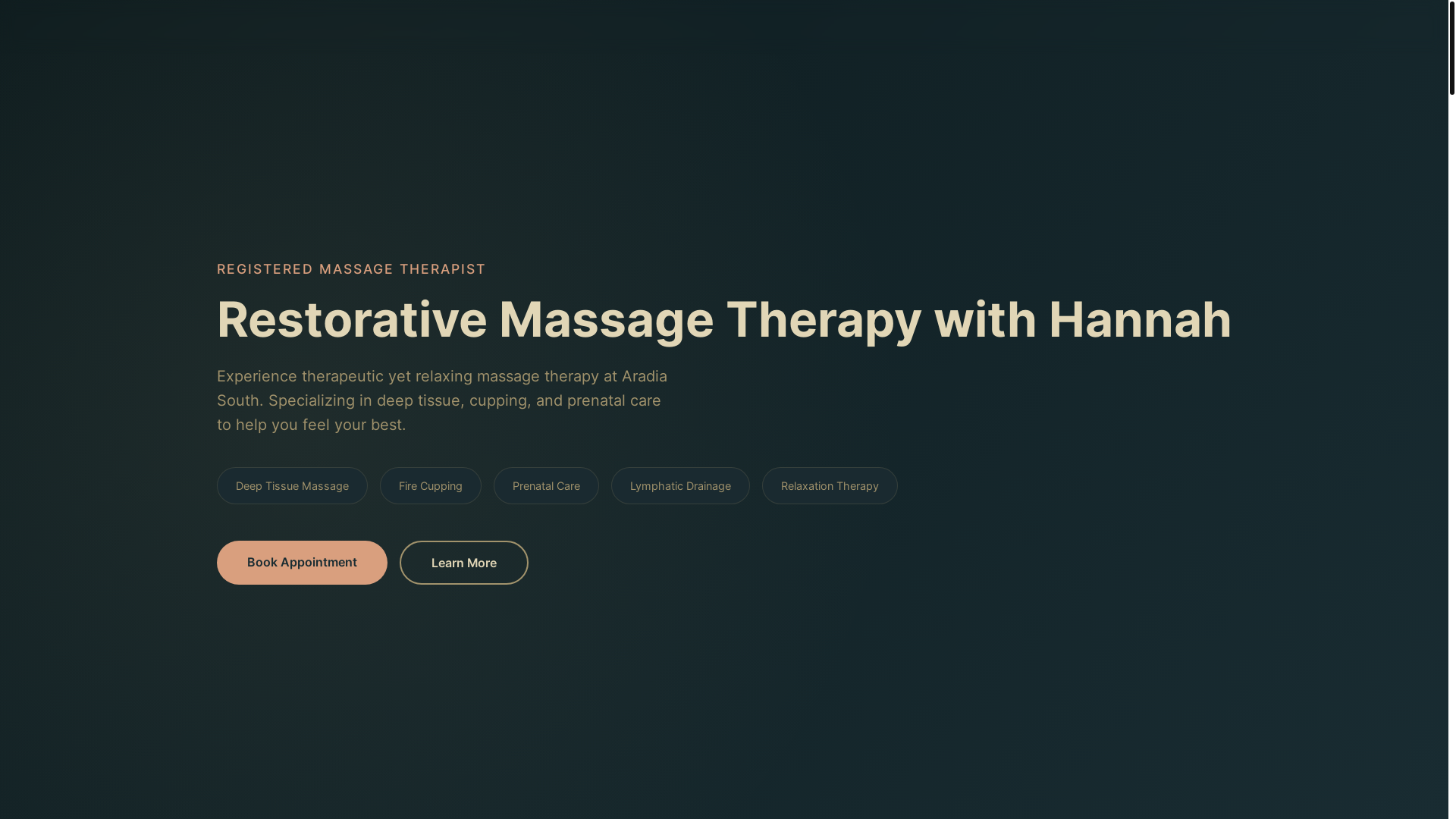 website screenshot of https://hannahrmt.pages.dev/