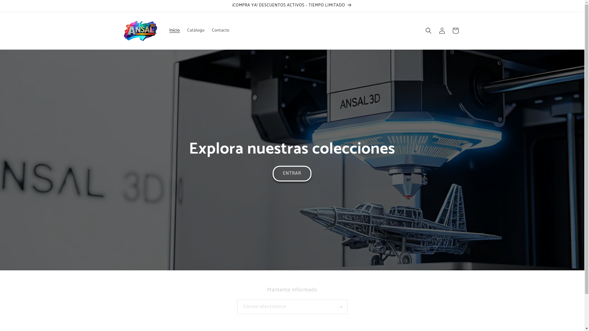 website screenshot of https://ansal3d.es/