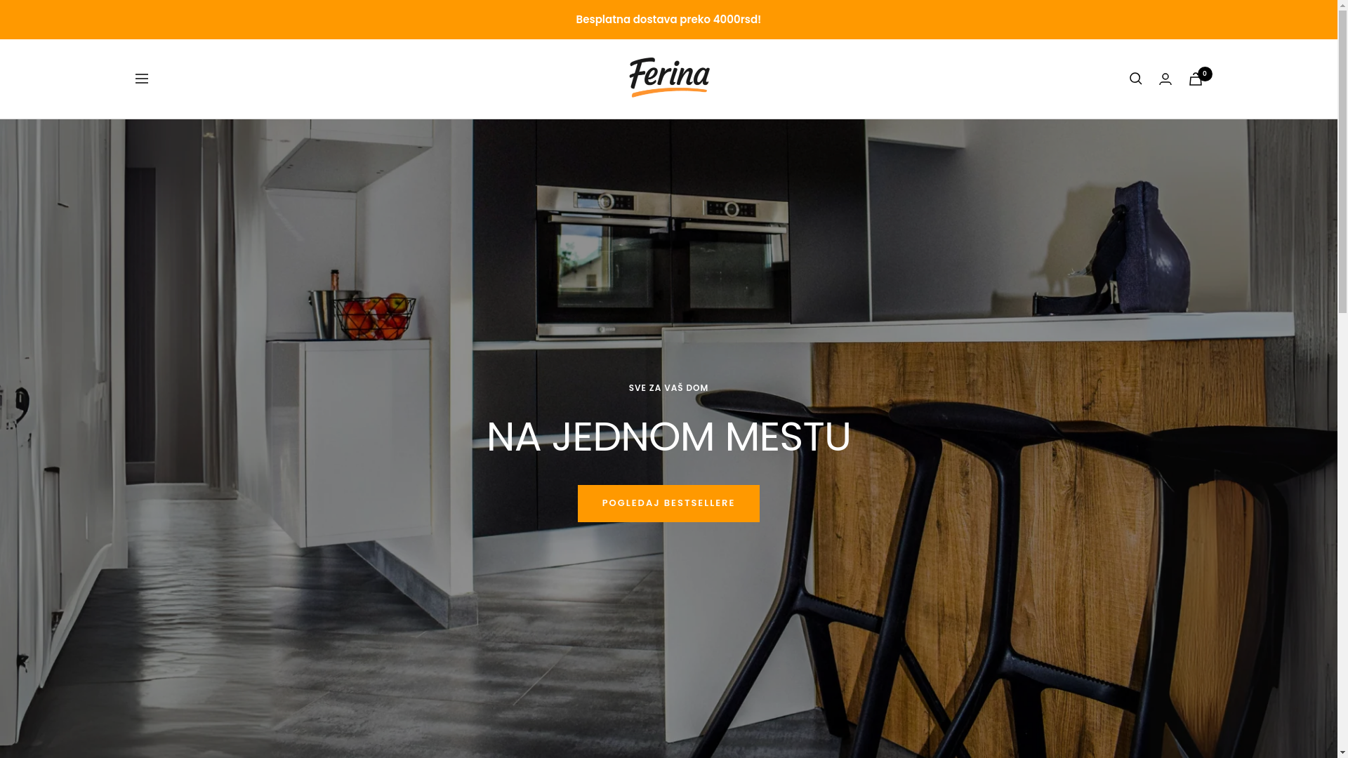 website screenshot of https://ferina.rs/