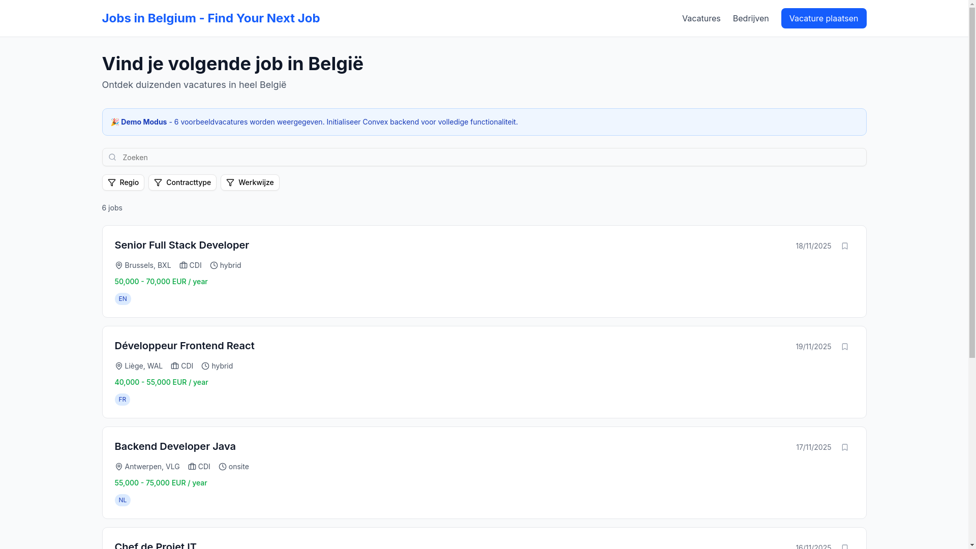 website screenshot of https://vacatures-vlaanderen.be/