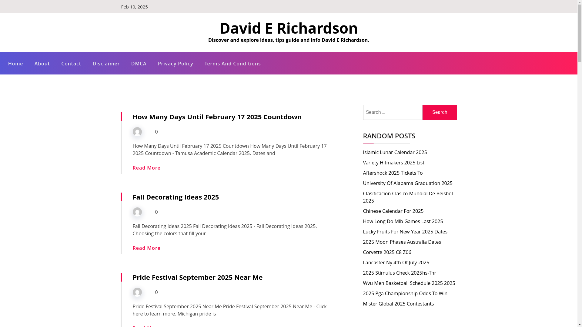 website screenshot of https://daviderichardsone.pages.dev/