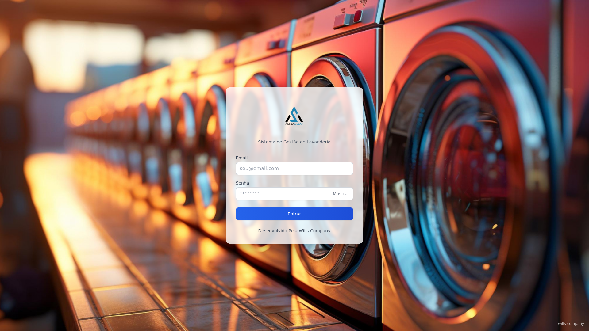 website screenshot of https://aureaclean.com.br/