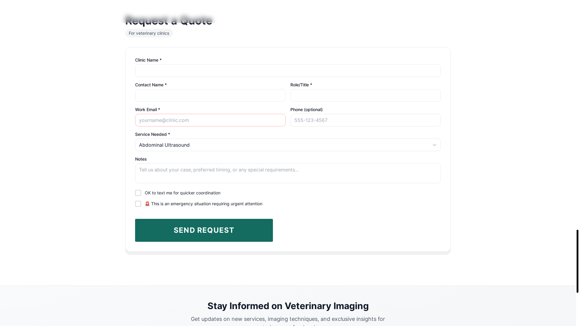 website screenshot of https://vetscannyc.com/