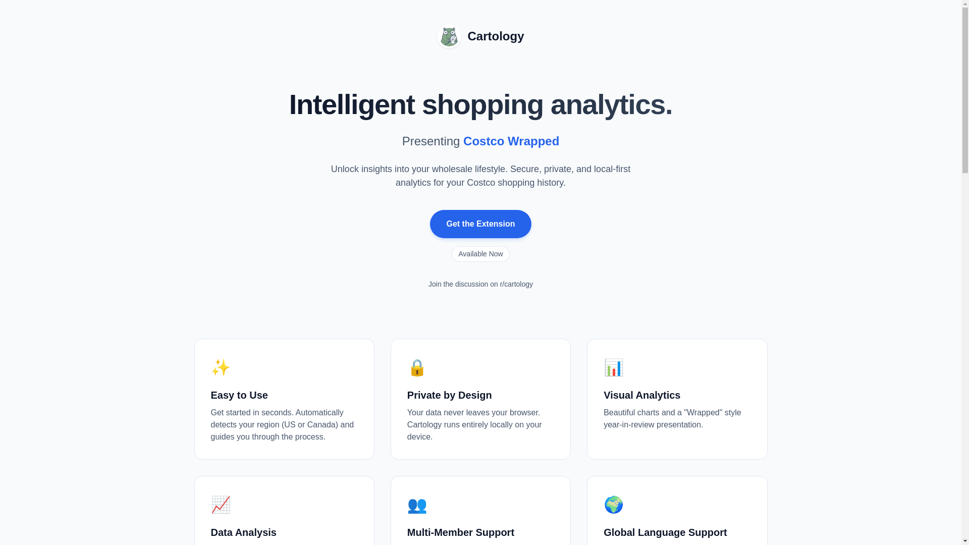 website screenshot of https://cartology-website.pages.dev/