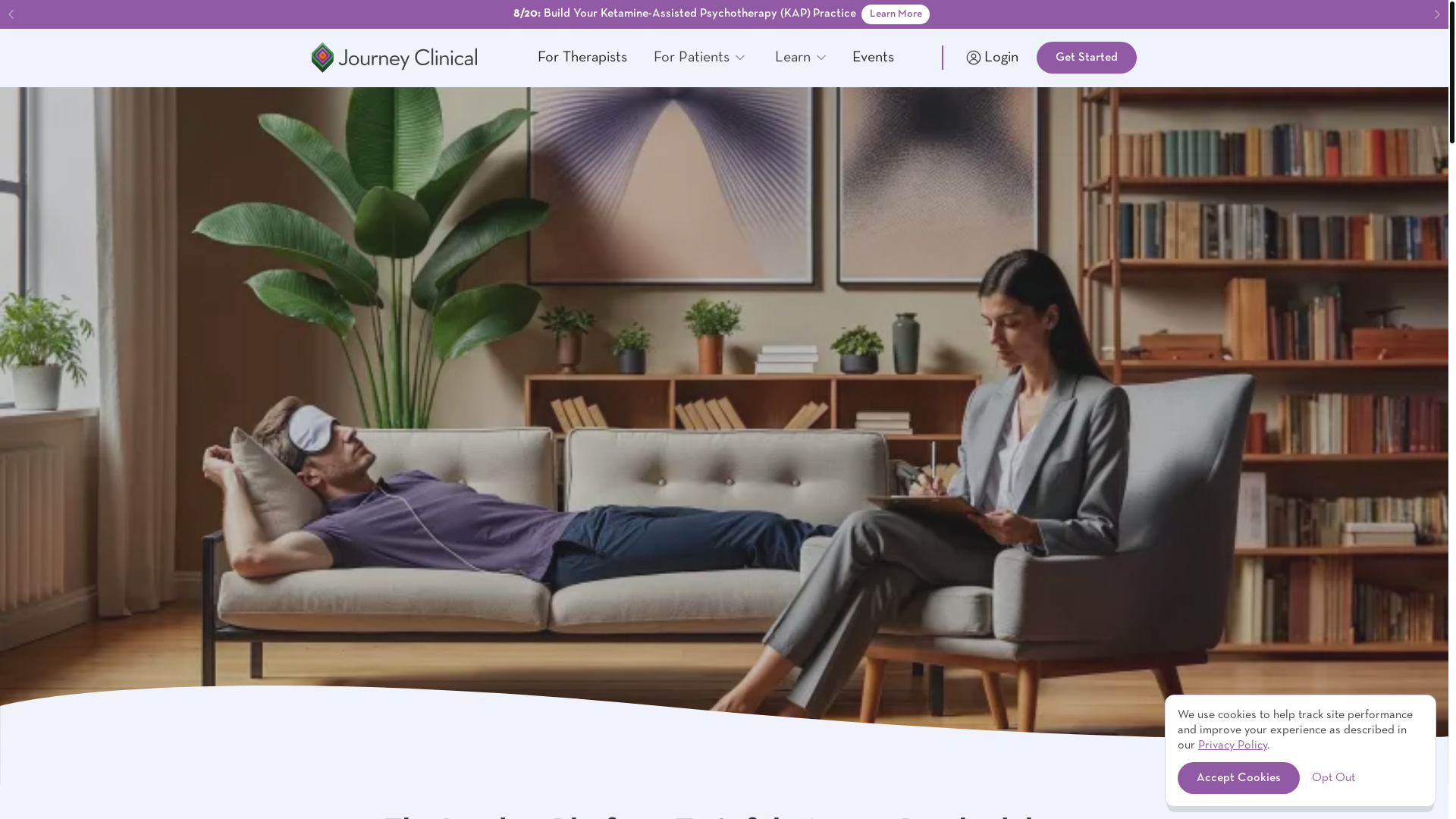 website screenshot of https://journeyclinicalclarity.co/