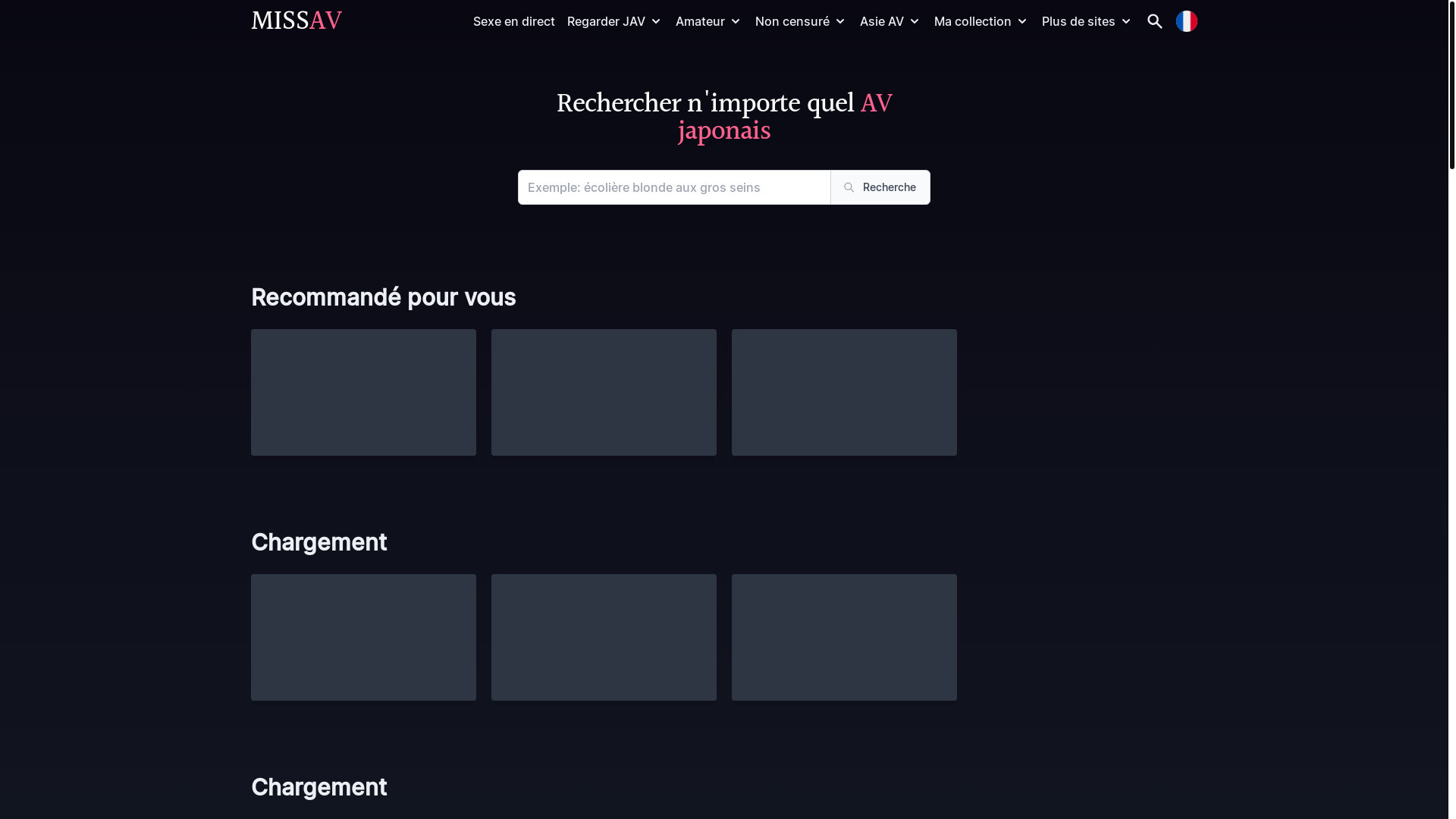 website screenshot of https://missav.live