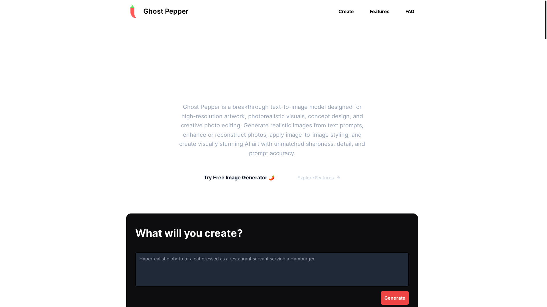 website screenshot of https://ghostpepper-ai.pages.dev/