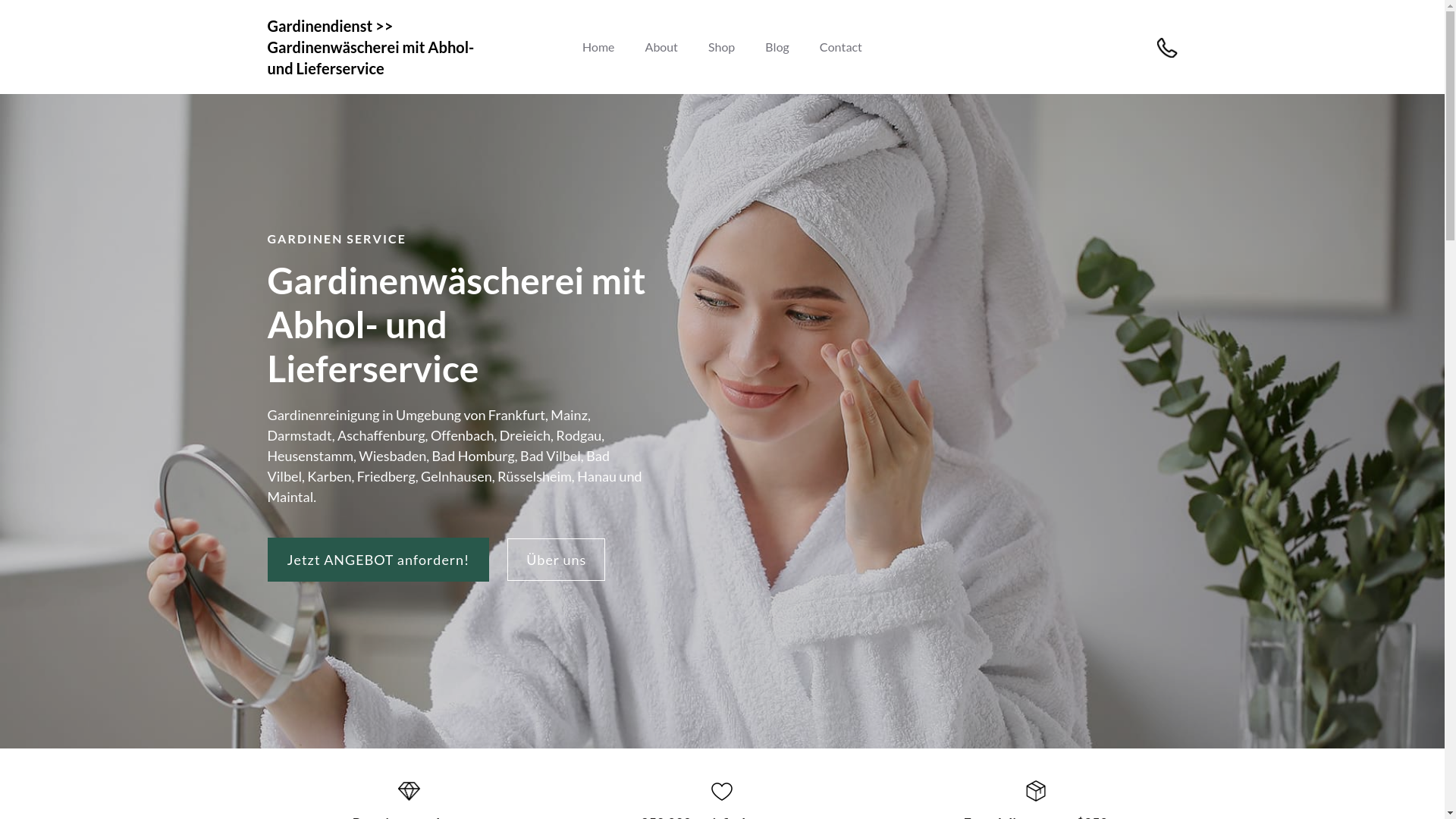 website screenshot of https://gardinendienst24.de/