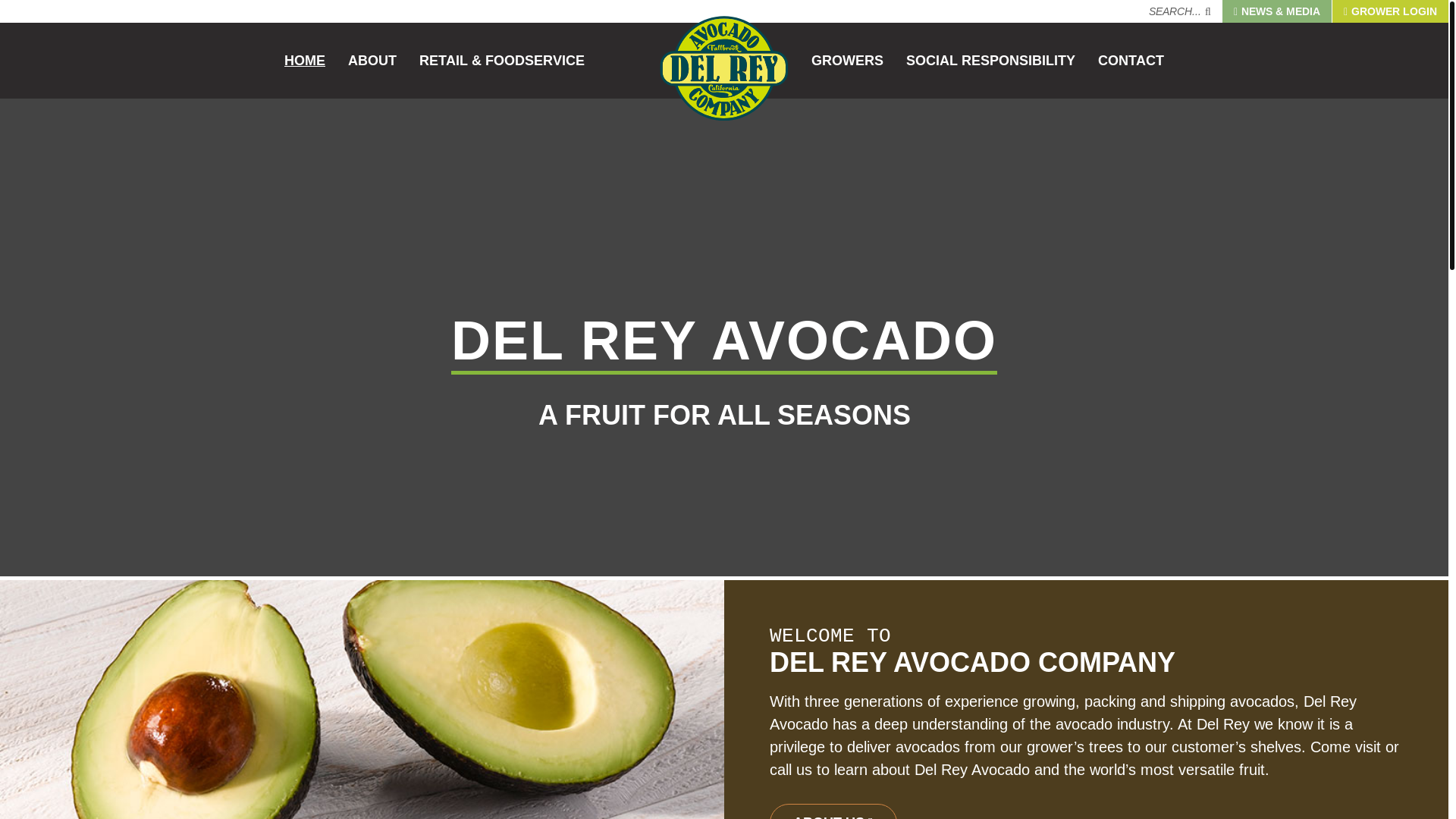website screenshot of https://delrayavocados.net/