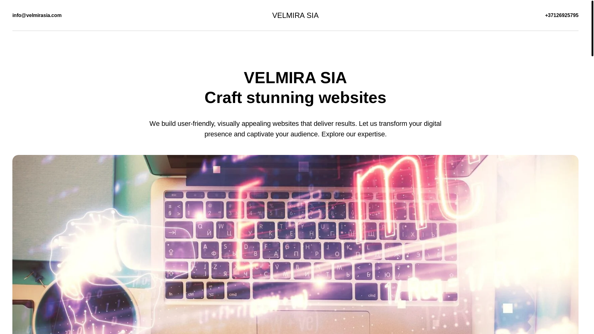 website screenshot of https://velmirasia.com/
