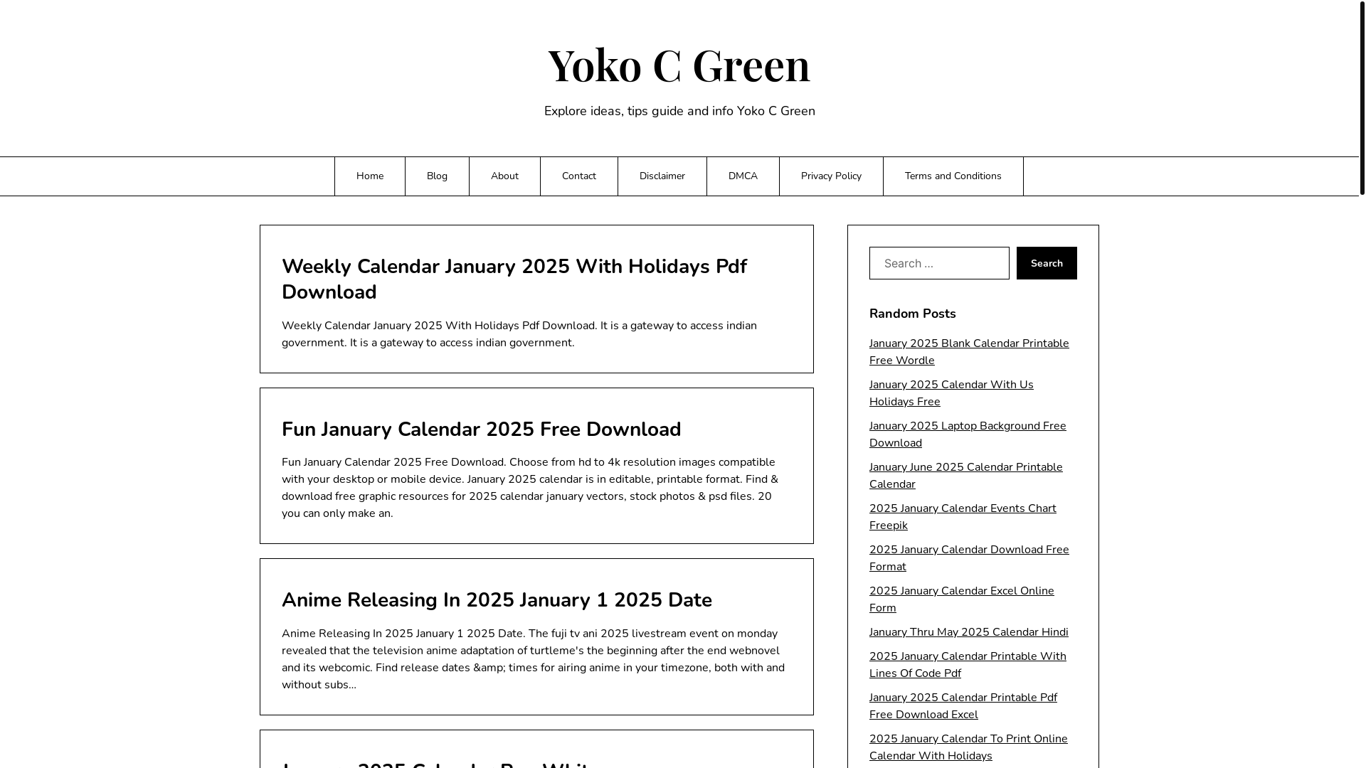 website screenshot of https://yokocgreenc.pages.dev/