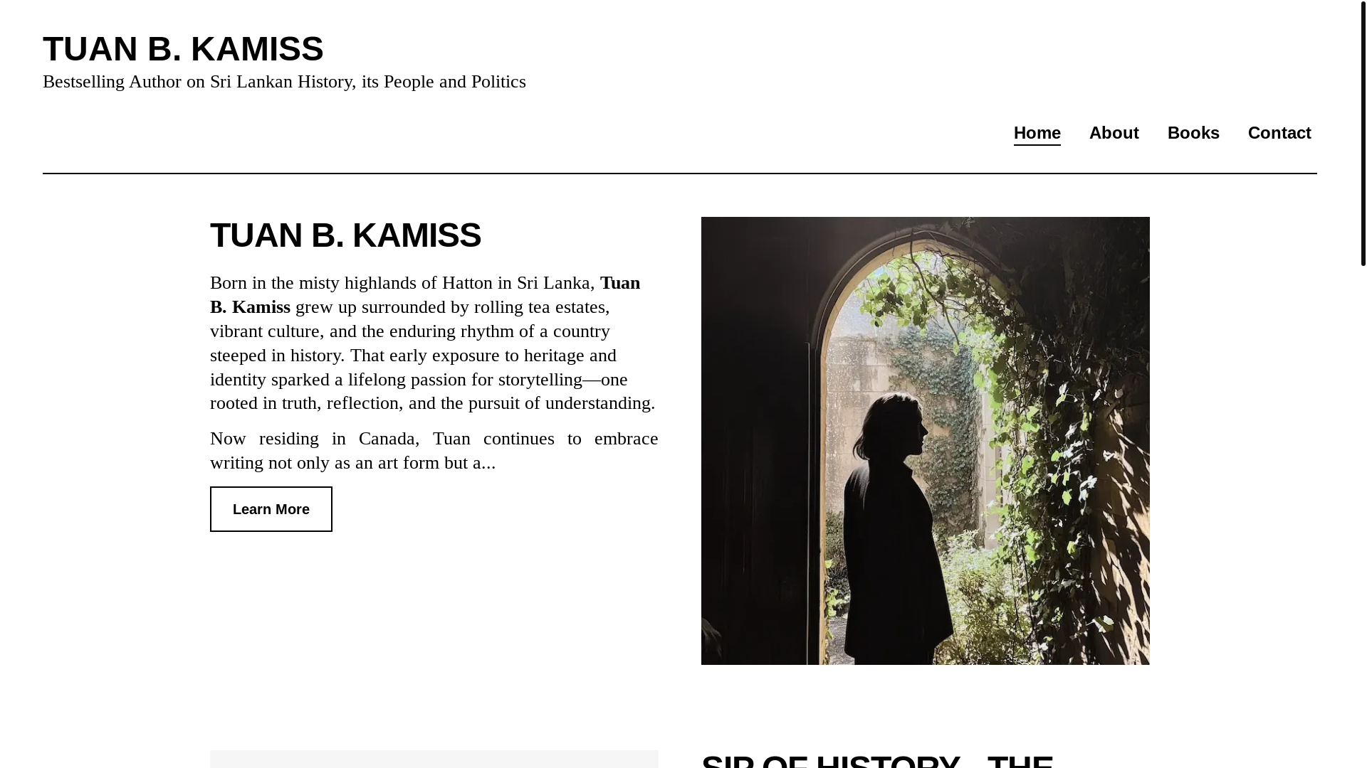 website screenshot of https://tuanbkamiss.com/
