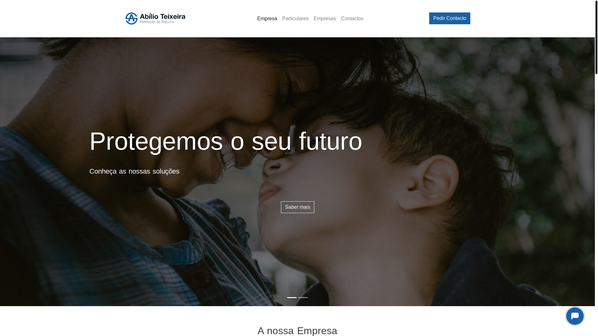 website screenshot of https://abilioteixeiraseguros.blog/