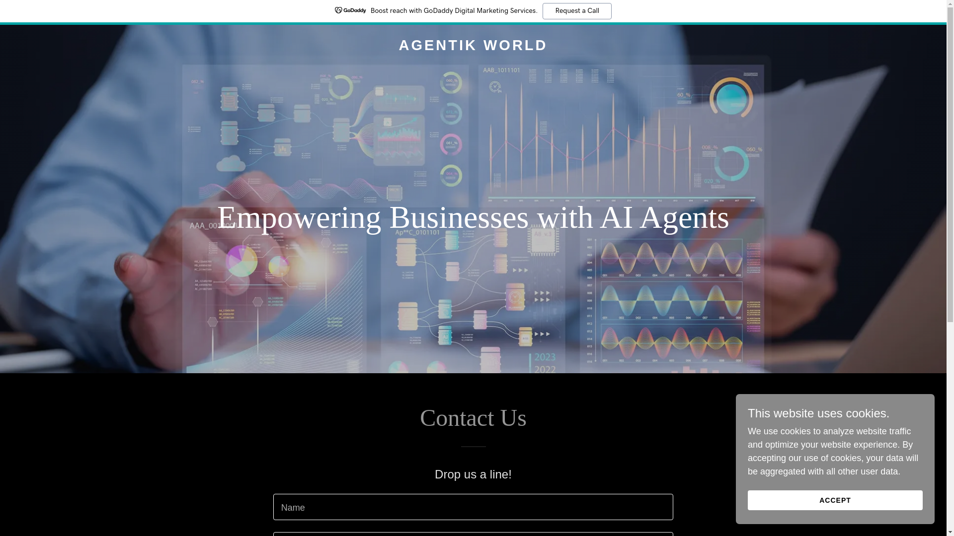 website screenshot of https://agentikworld.com/
