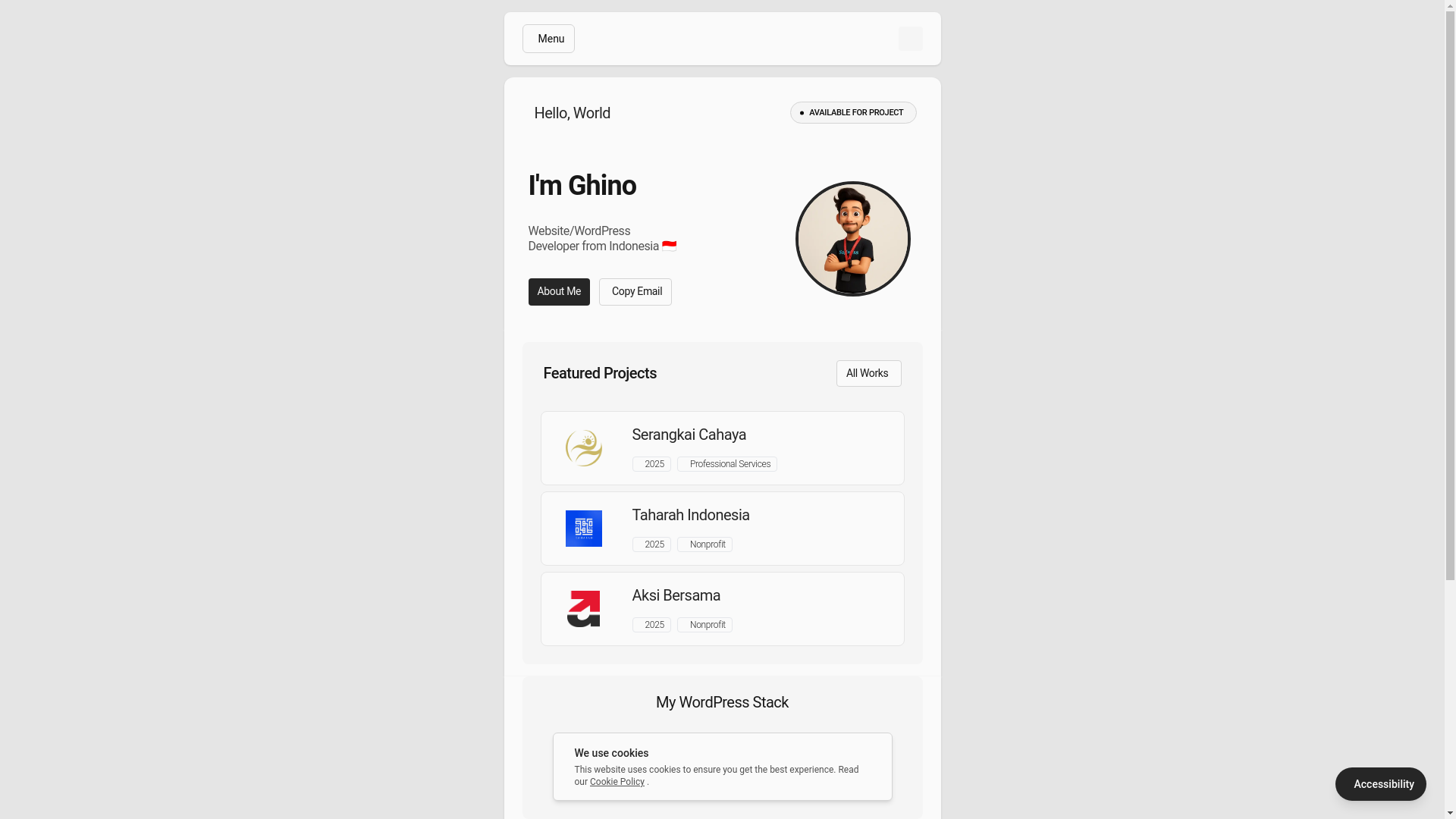 website screenshot of https://ghinoluqyano.pages.dev/