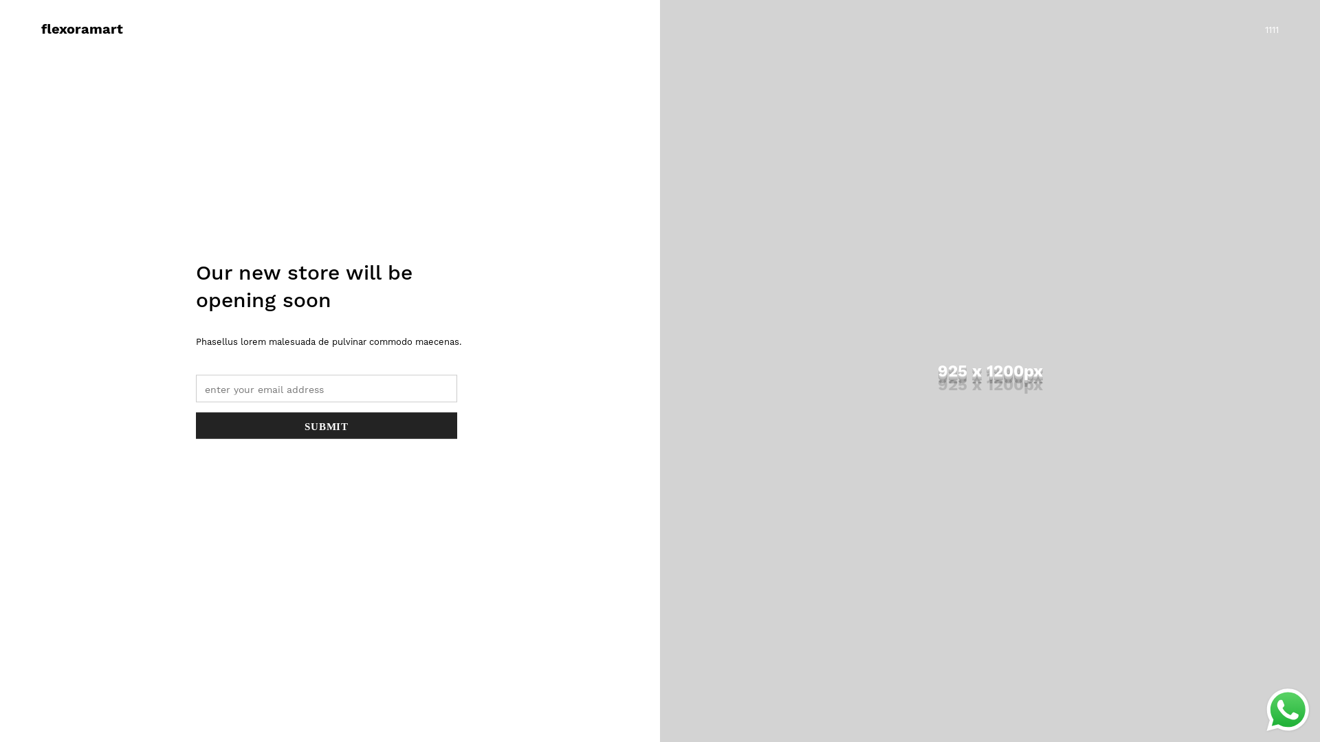 website screenshot of https://flexoramart.shop/